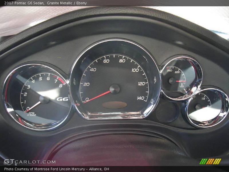 Granite Metallic / Ebony 2007 Pontiac G6 Sedan