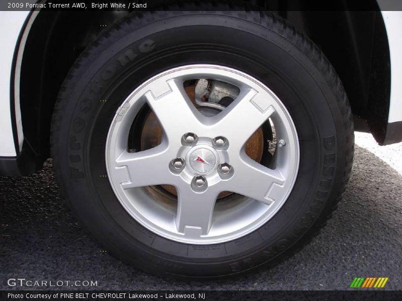 Bright White / Sand 2009 Pontiac Torrent AWD