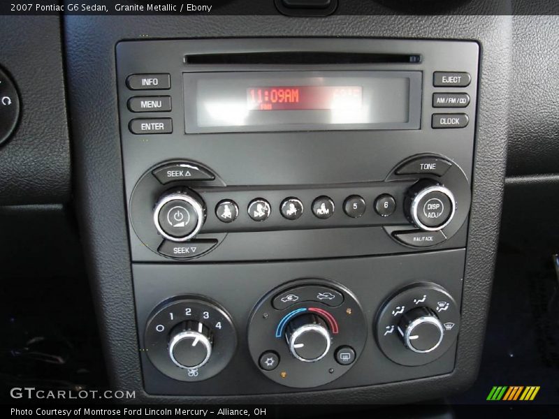 Granite Metallic / Ebony 2007 Pontiac G6 Sedan
