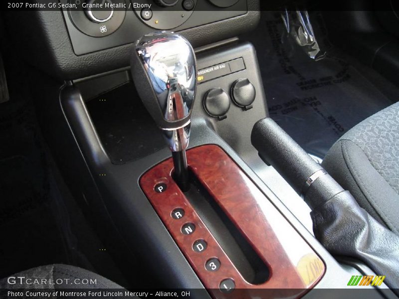 Granite Metallic / Ebony 2007 Pontiac G6 Sedan