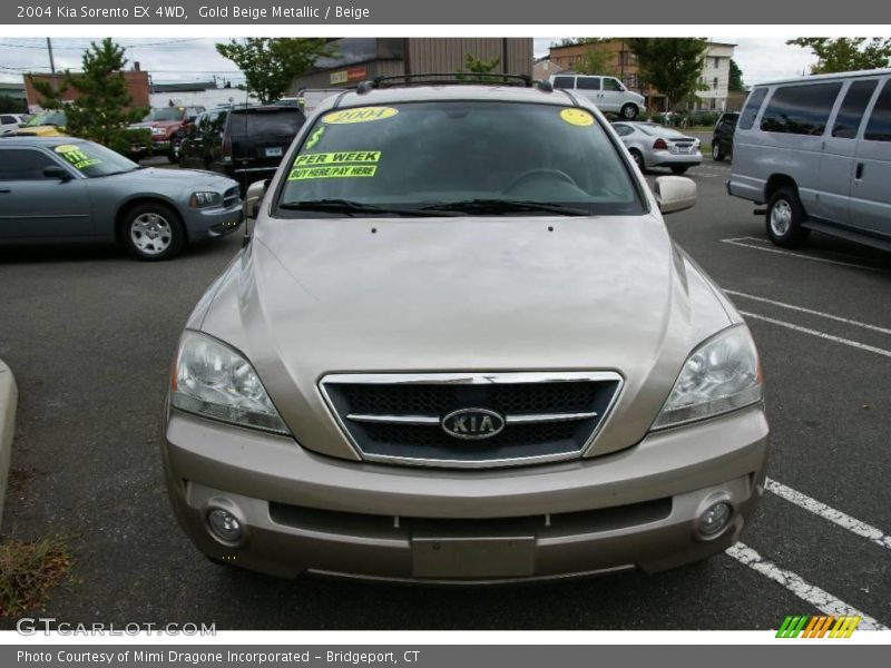 Gold Beige Metallic / Beige 2004 Kia Sorento EX 4WD