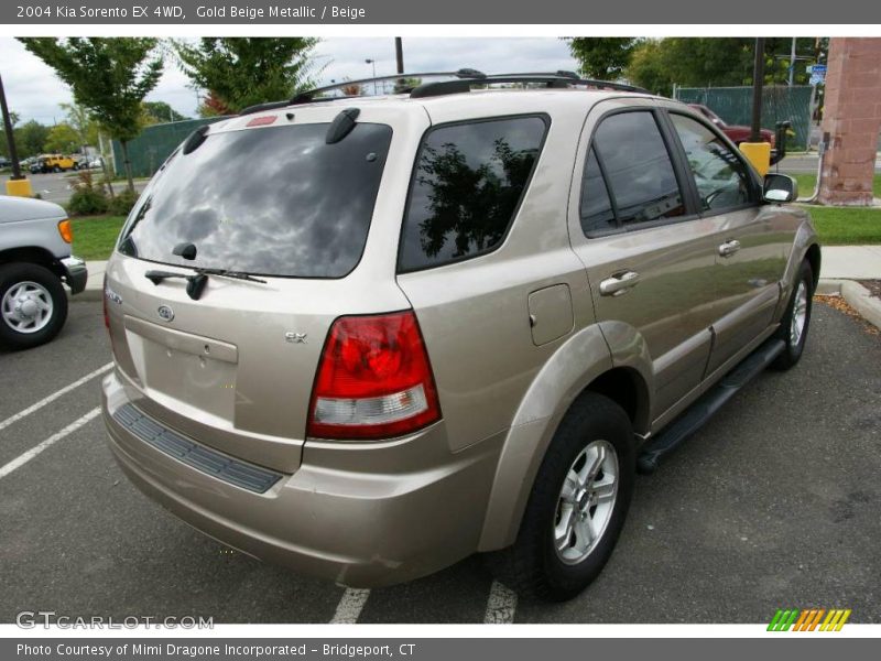 Gold Beige Metallic / Beige 2004 Kia Sorento EX 4WD