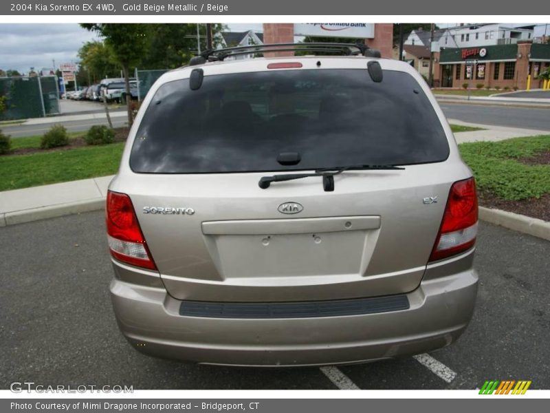 Gold Beige Metallic / Beige 2004 Kia Sorento EX 4WD