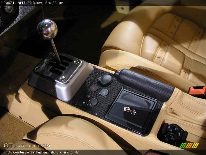 Red / Beige 2007 Ferrari F430 Spider