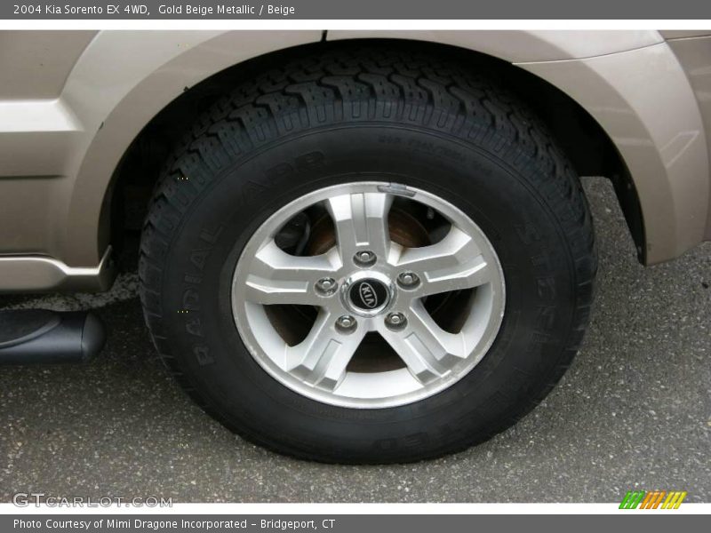 Gold Beige Metallic / Beige 2004 Kia Sorento EX 4WD