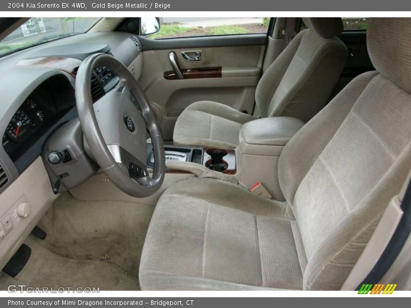Gold Beige Metallic / Beige 2004 Kia Sorento EX 4WD