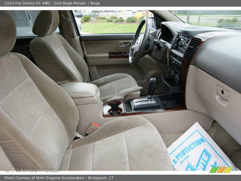 Gold Beige Metallic / Beige 2004 Kia Sorento EX 4WD