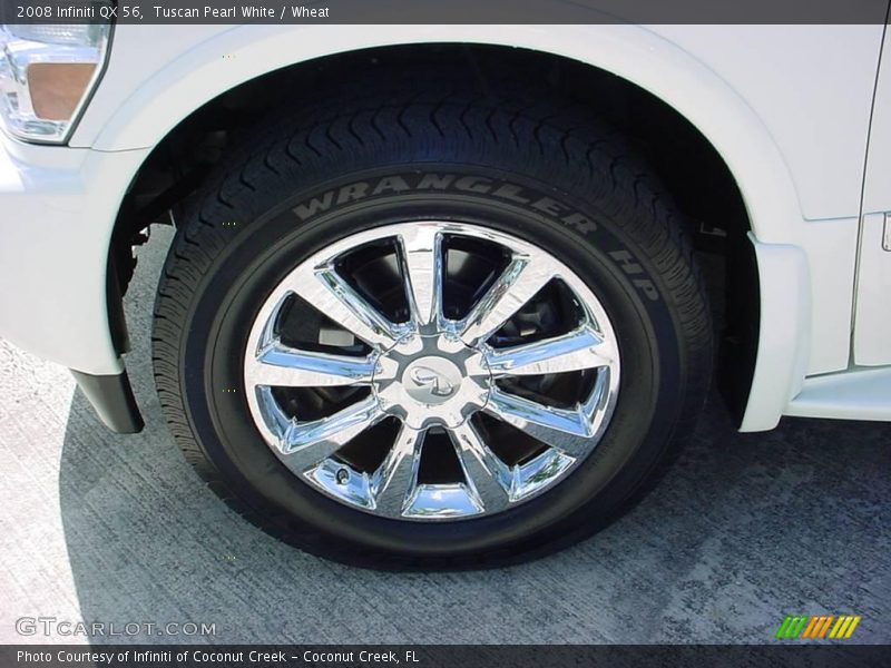 Tuscan Pearl White / Wheat 2008 Infiniti QX 56