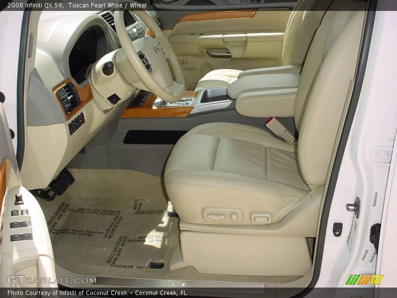 Tuscan Pearl White / Wheat 2008 Infiniti QX 56