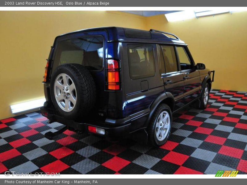 Oslo Blue / Alpaca Beige 2003 Land Rover Discovery HSE
