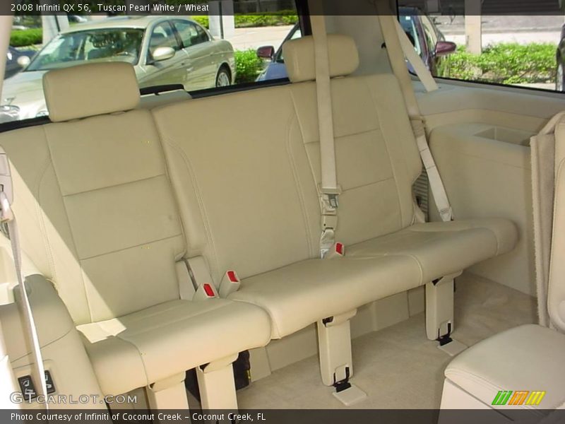 Tuscan Pearl White / Wheat 2008 Infiniti QX 56