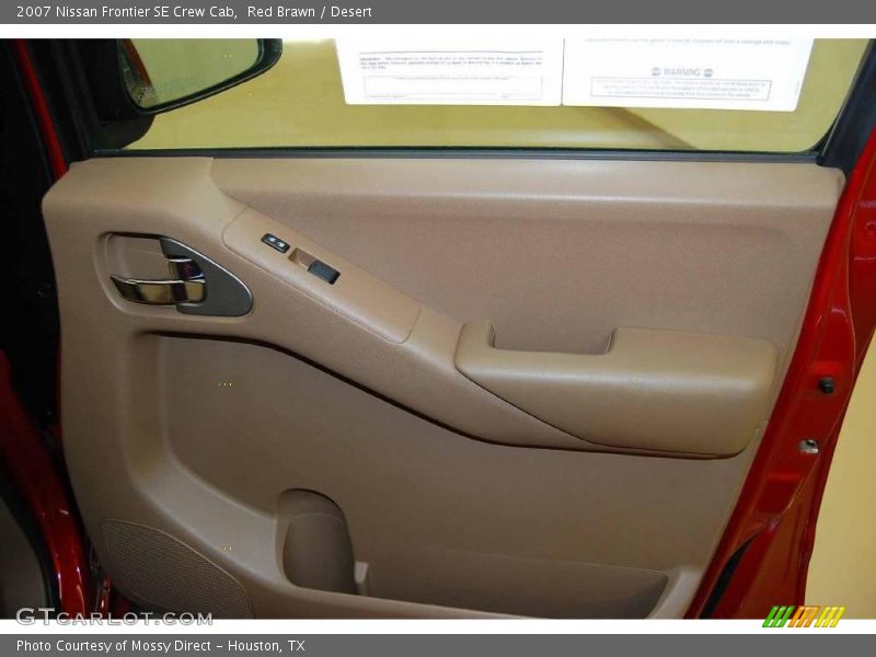 Red Brawn / Desert 2007 Nissan Frontier SE Crew Cab