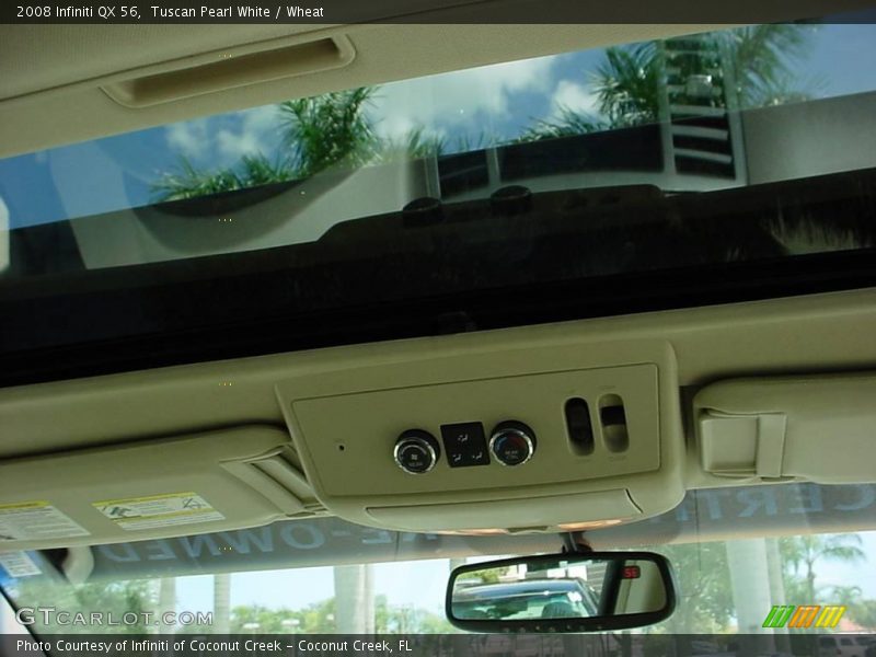 Tuscan Pearl White / Wheat 2008 Infiniti QX 56