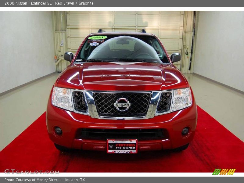 Red Brawn / Graphite 2008 Nissan Pathfinder SE