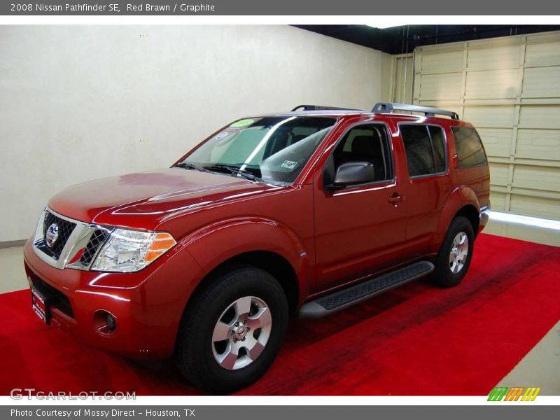 Red Brawn / Graphite 2008 Nissan Pathfinder SE