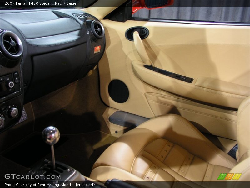 Red / Beige 2007 Ferrari F430 Spider
