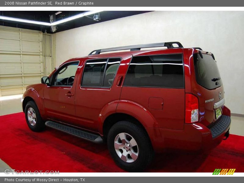 Red Brawn / Graphite 2008 Nissan Pathfinder SE