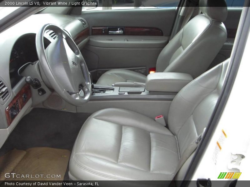 Vibrant White / Light Graphite 2000 Lincoln LS V8