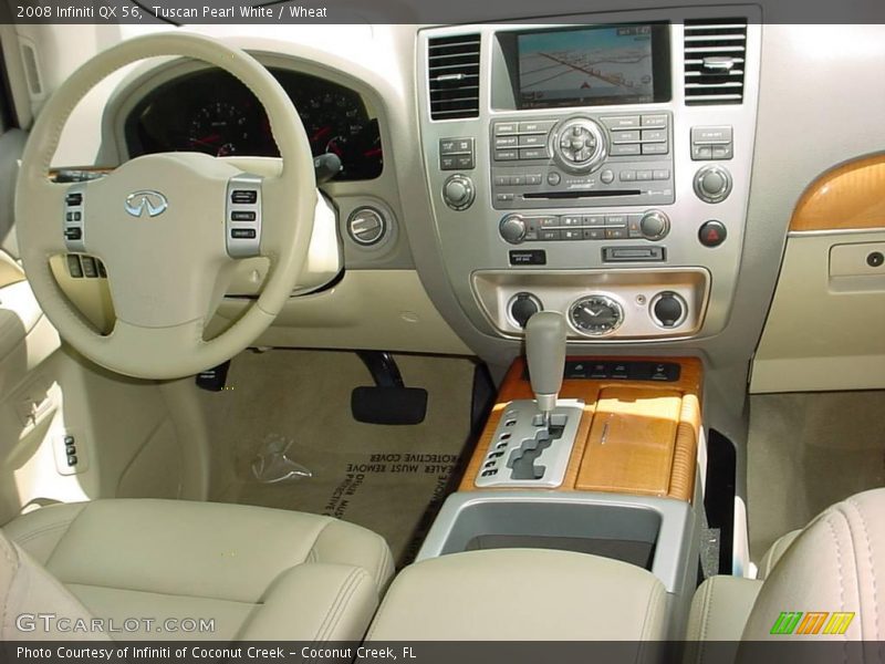 Tuscan Pearl White / Wheat 2008 Infiniti QX 56