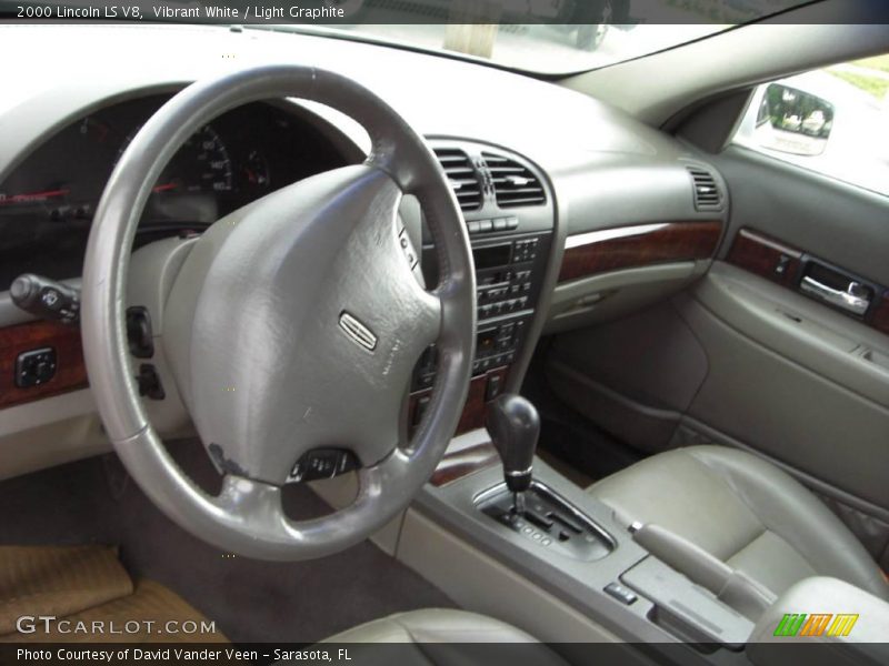 Vibrant White / Light Graphite 2000 Lincoln LS V8