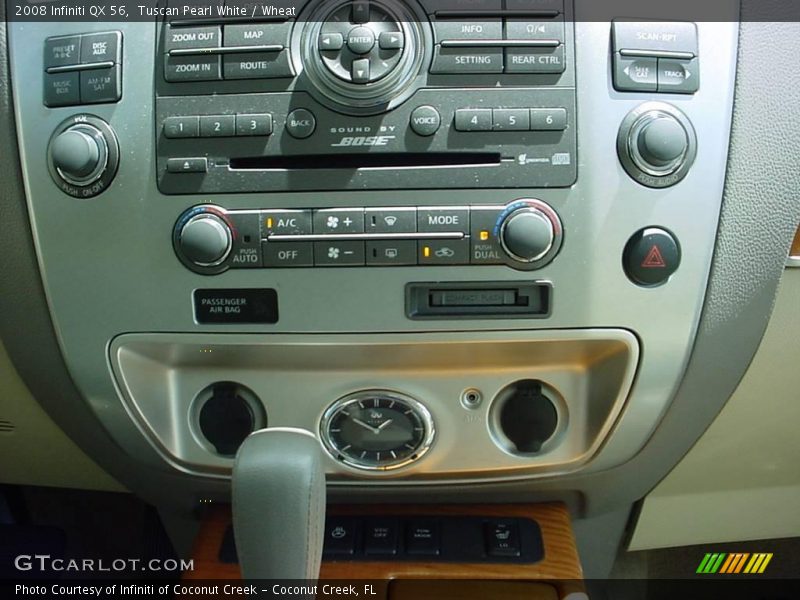 Tuscan Pearl White / Wheat 2008 Infiniti QX 56