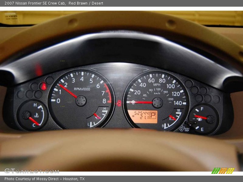 Red Brawn / Desert 2007 Nissan Frontier SE Crew Cab