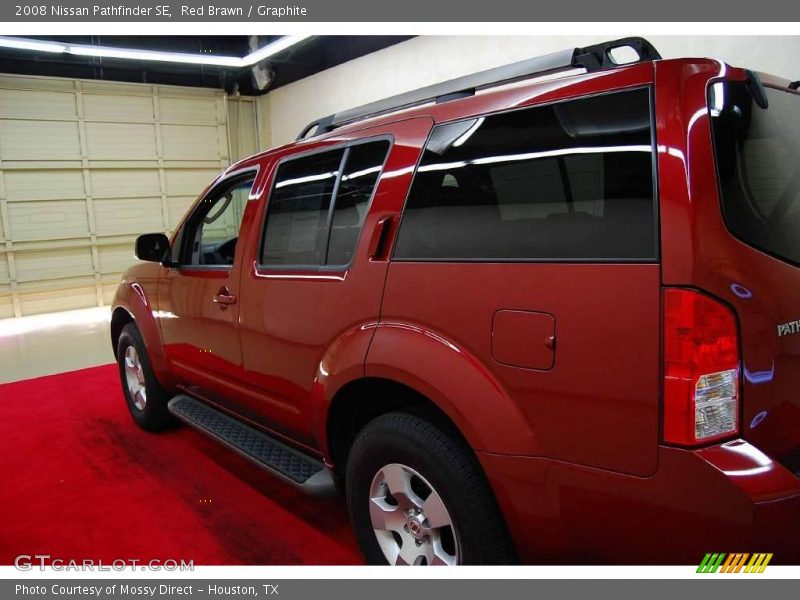 Red Brawn / Graphite 2008 Nissan Pathfinder SE