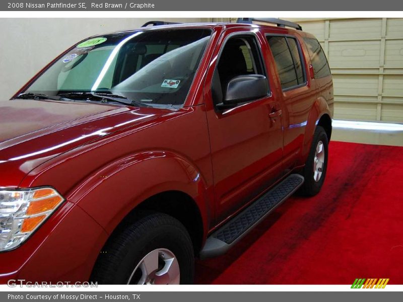 Red Brawn / Graphite 2008 Nissan Pathfinder SE