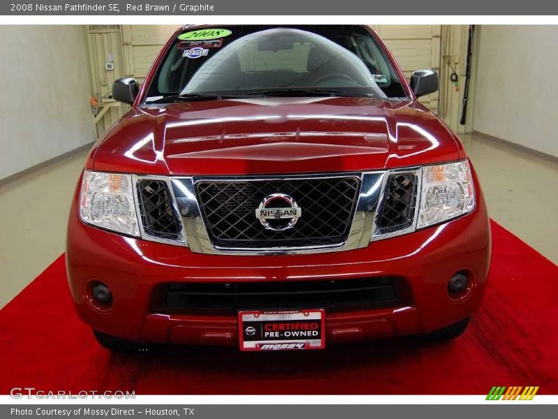 Red Brawn / Graphite 2008 Nissan Pathfinder SE