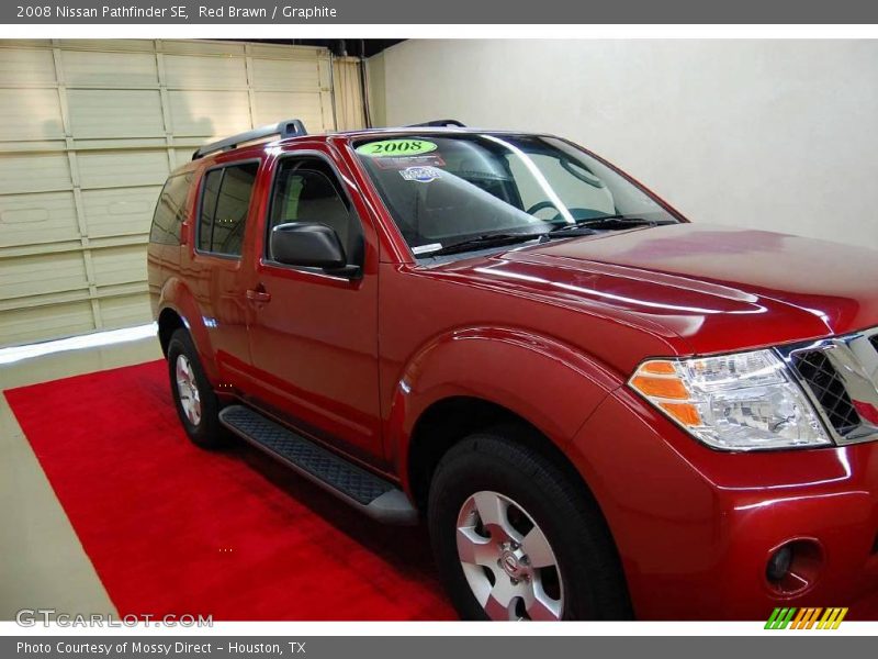 Red Brawn / Graphite 2008 Nissan Pathfinder SE