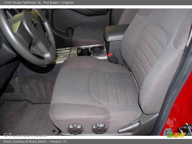 Red Brawn / Graphite 2008 Nissan Pathfinder SE