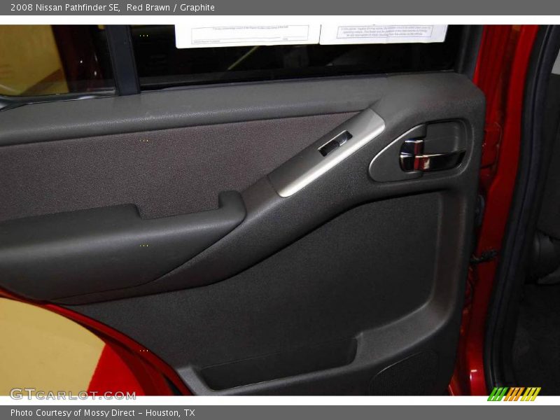 Red Brawn / Graphite 2008 Nissan Pathfinder SE