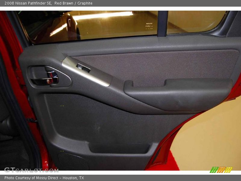 Red Brawn / Graphite 2008 Nissan Pathfinder SE