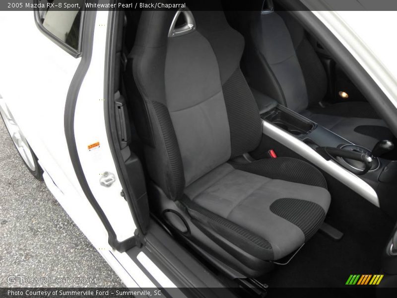 Whitewater Pearl / Black/Chaparral 2005 Mazda RX-8 Sport