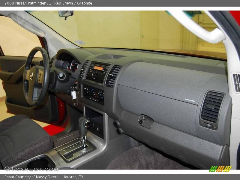 Red Brawn / Graphite 2008 Nissan Pathfinder SE