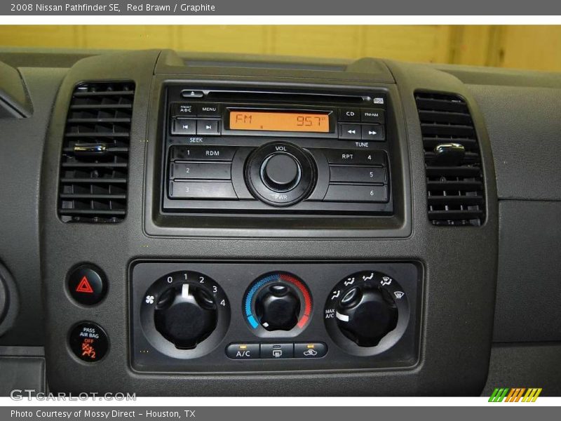 Red Brawn / Graphite 2008 Nissan Pathfinder SE