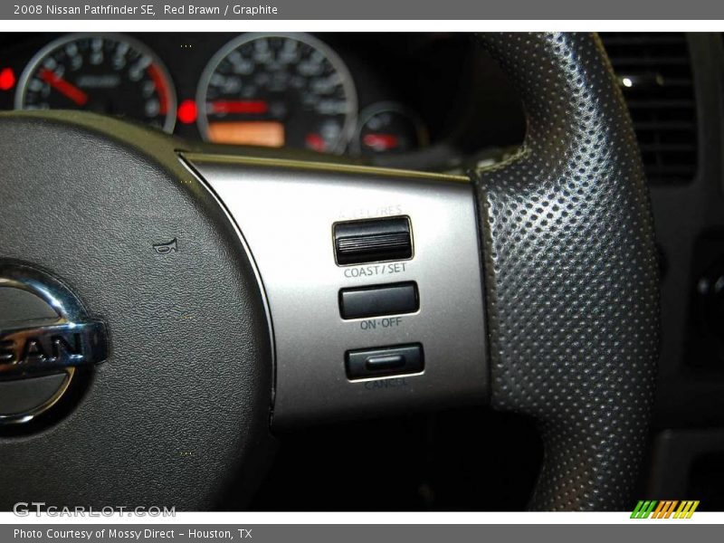 Red Brawn / Graphite 2008 Nissan Pathfinder SE