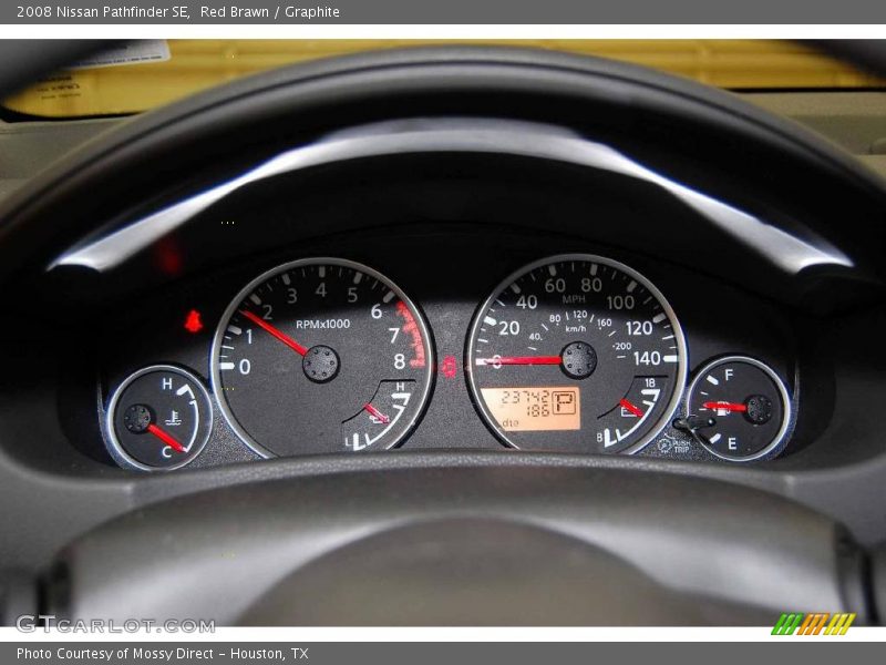 Red Brawn / Graphite 2008 Nissan Pathfinder SE