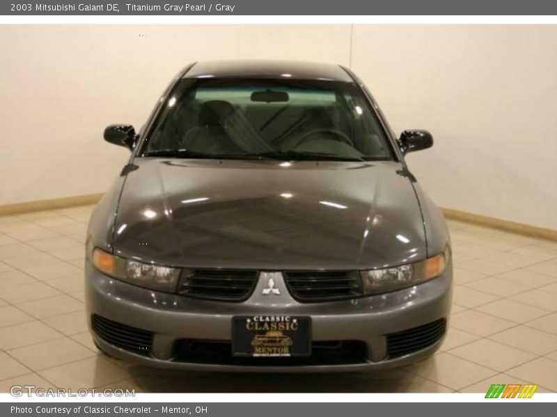 Titanium Gray Pearl / Gray 2003 Mitsubishi Galant DE