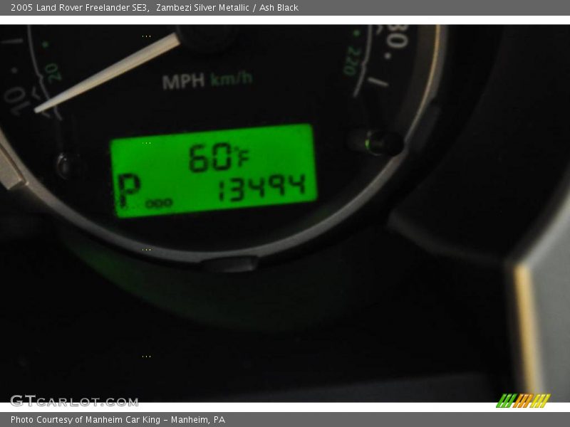 Zambezi Silver Metallic / Ash Black 2005 Land Rover Freelander SE3