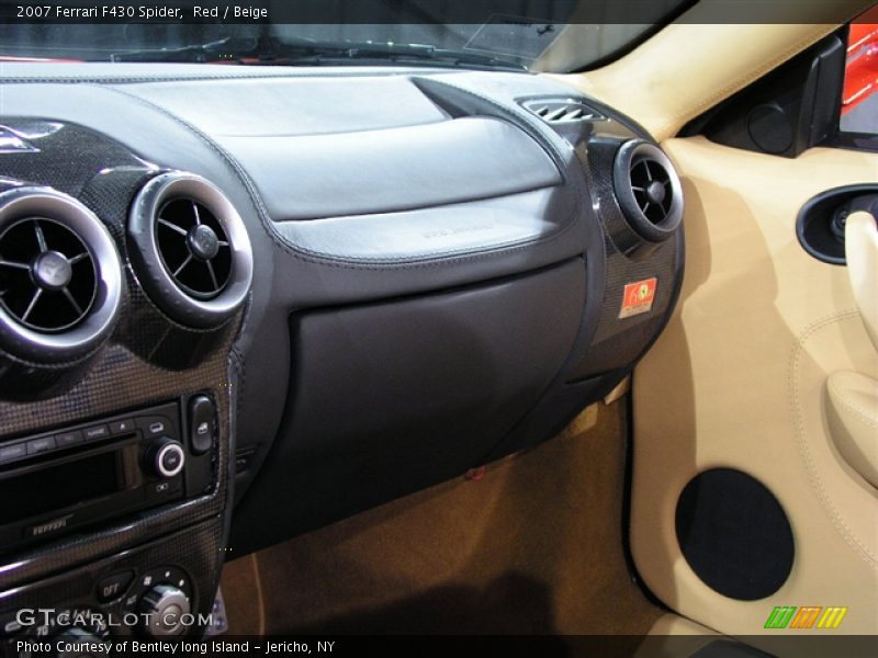 Red / Beige 2007 Ferrari F430 Spider