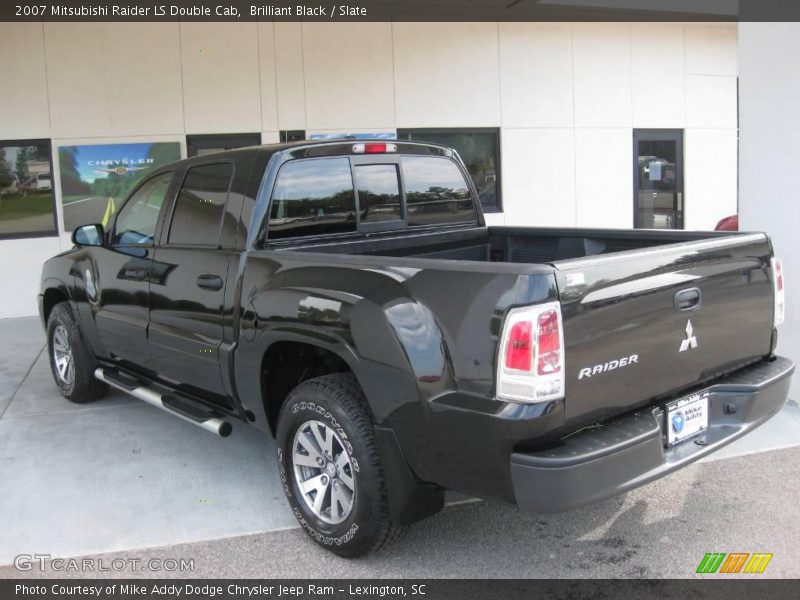 Brilliant Black / Slate 2007 Mitsubishi Raider LS Double Cab