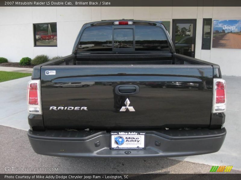 Brilliant Black / Slate 2007 Mitsubishi Raider LS Double Cab