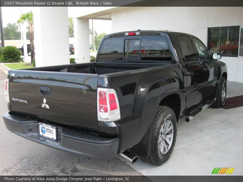 Brilliant Black / Slate 2007 Mitsubishi Raider LS Double Cab