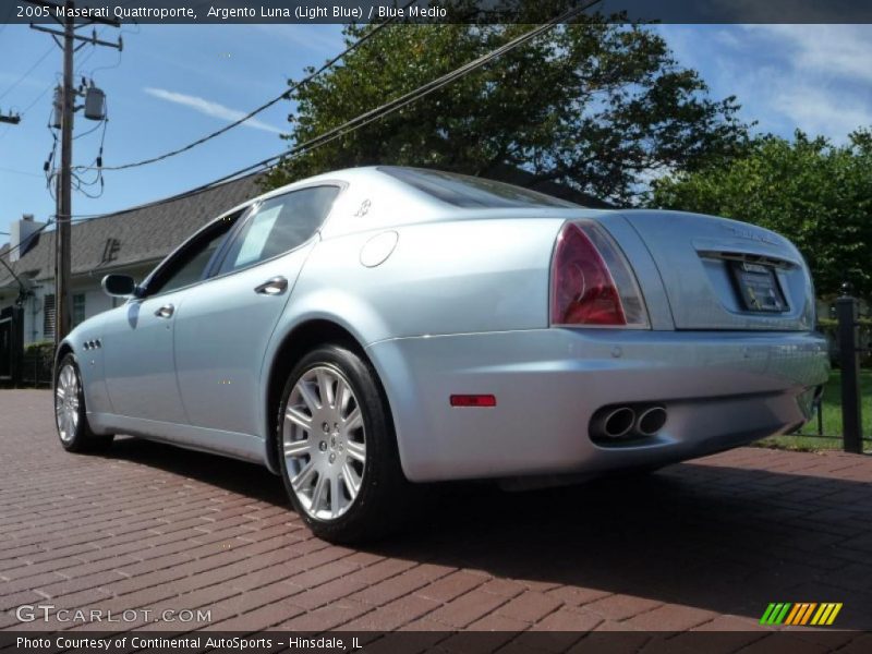 Argento Luna (Light Blue) / Blue Medio 2005 Maserati Quattroporte
