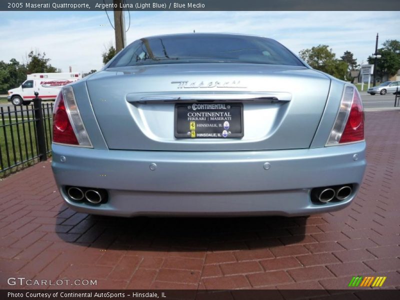 Argento Luna (Light Blue) / Blue Medio 2005 Maserati Quattroporte