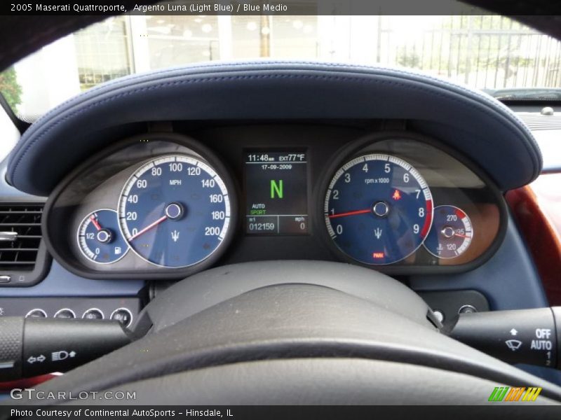 Argento Luna (Light Blue) / Blue Medio 2005 Maserati Quattroporte