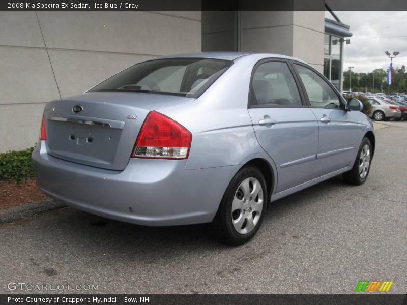 Ice Blue / Gray 2008 Kia Spectra EX Sedan