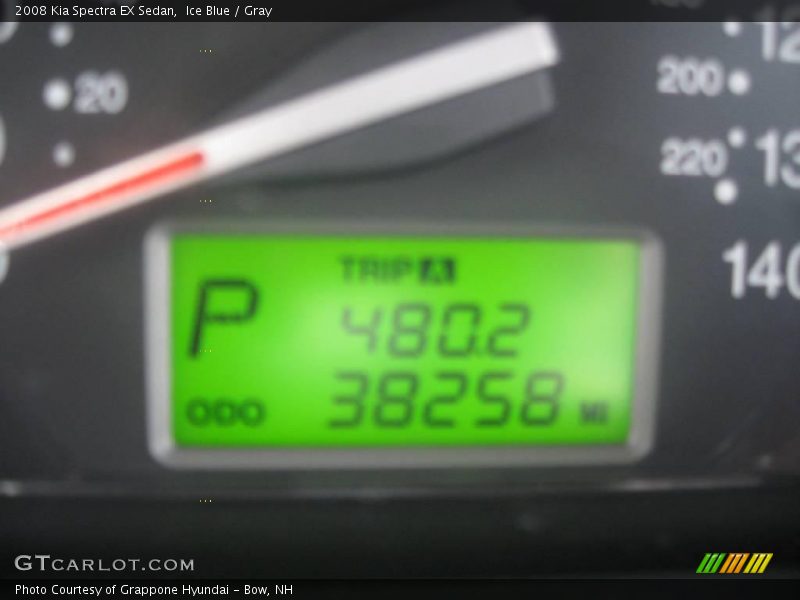 Ice Blue / Gray 2008 Kia Spectra EX Sedan