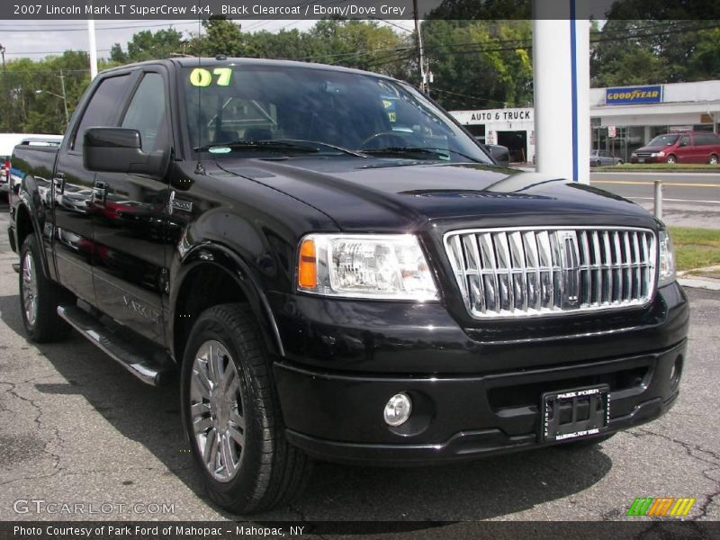 Black Clearcoat / Ebony/Dove Grey 2007 Lincoln Mark LT SuperCrew 4x4